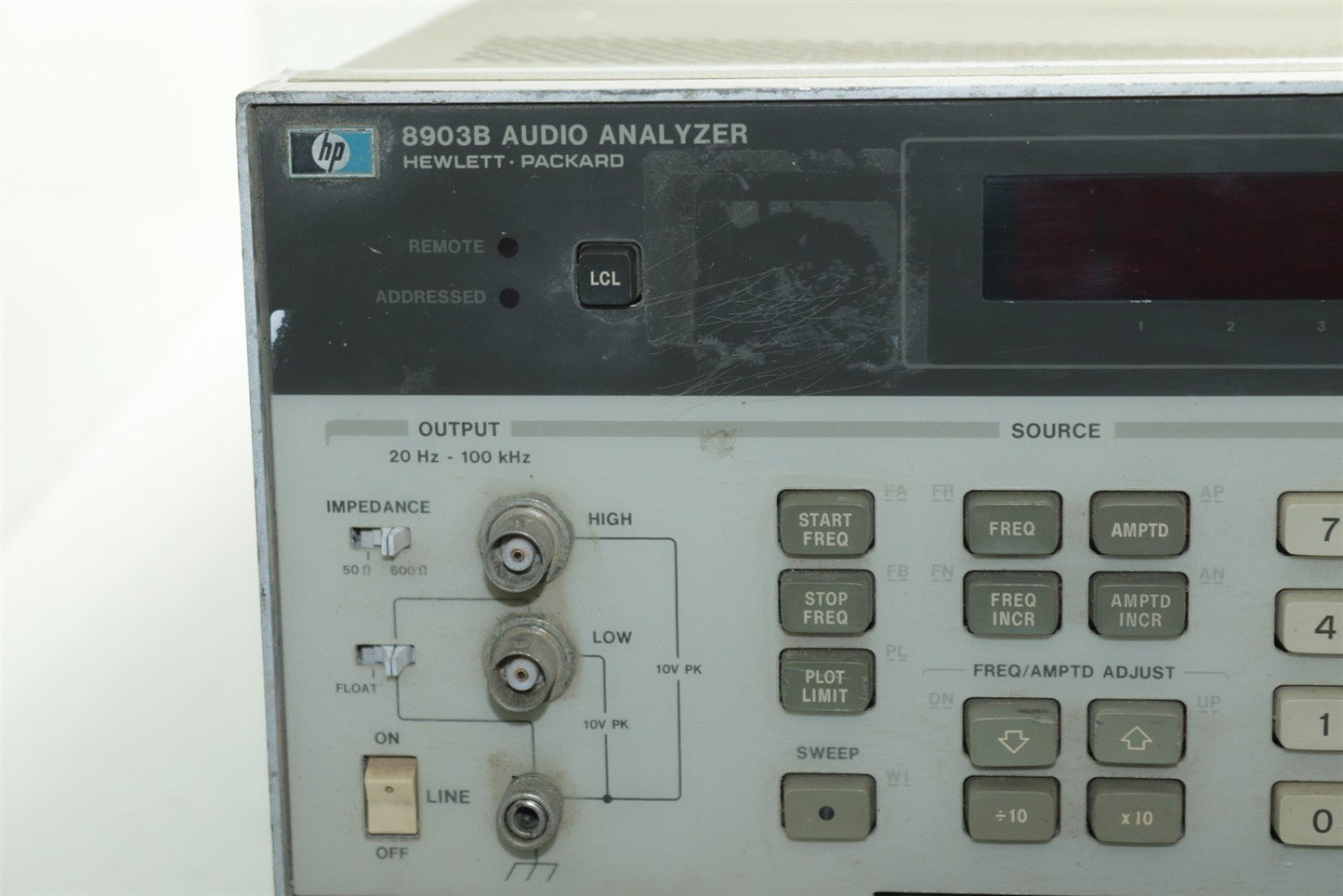 HP Agilent 8903B Audio Analyzer 20Hz - 100kHz Tested