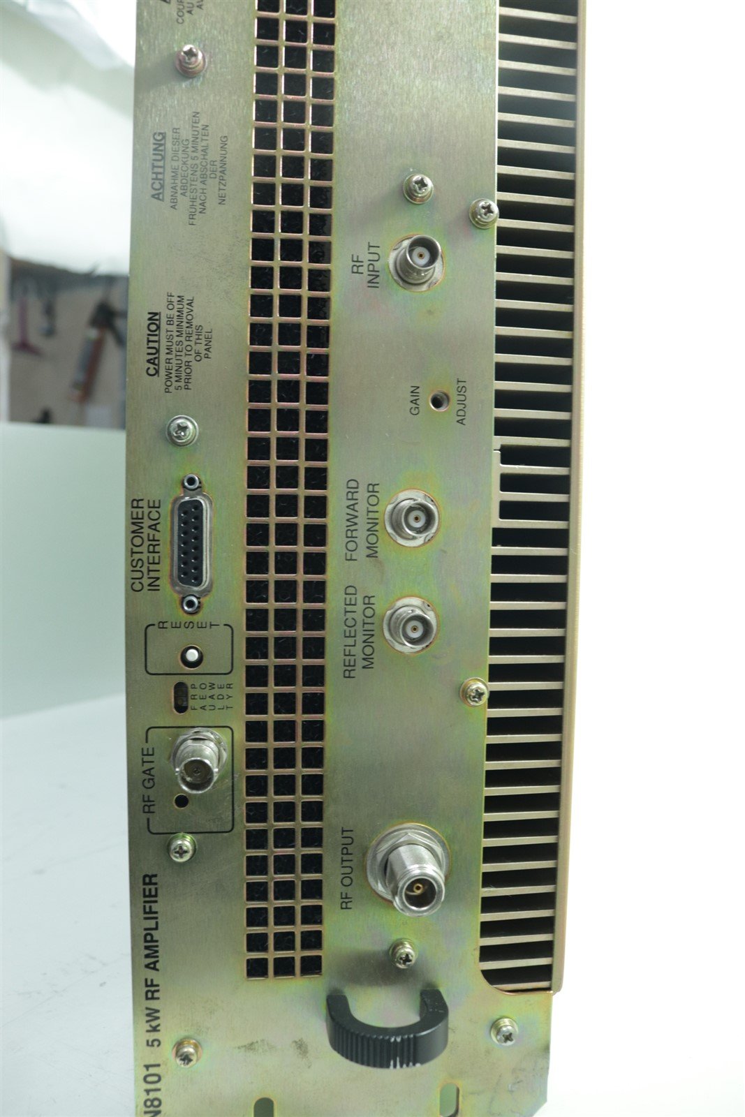 ANALOGIC AN8101-08 MRI RF Power Amplifier 5kW 6.5-43MHz philips Panorama TESTED