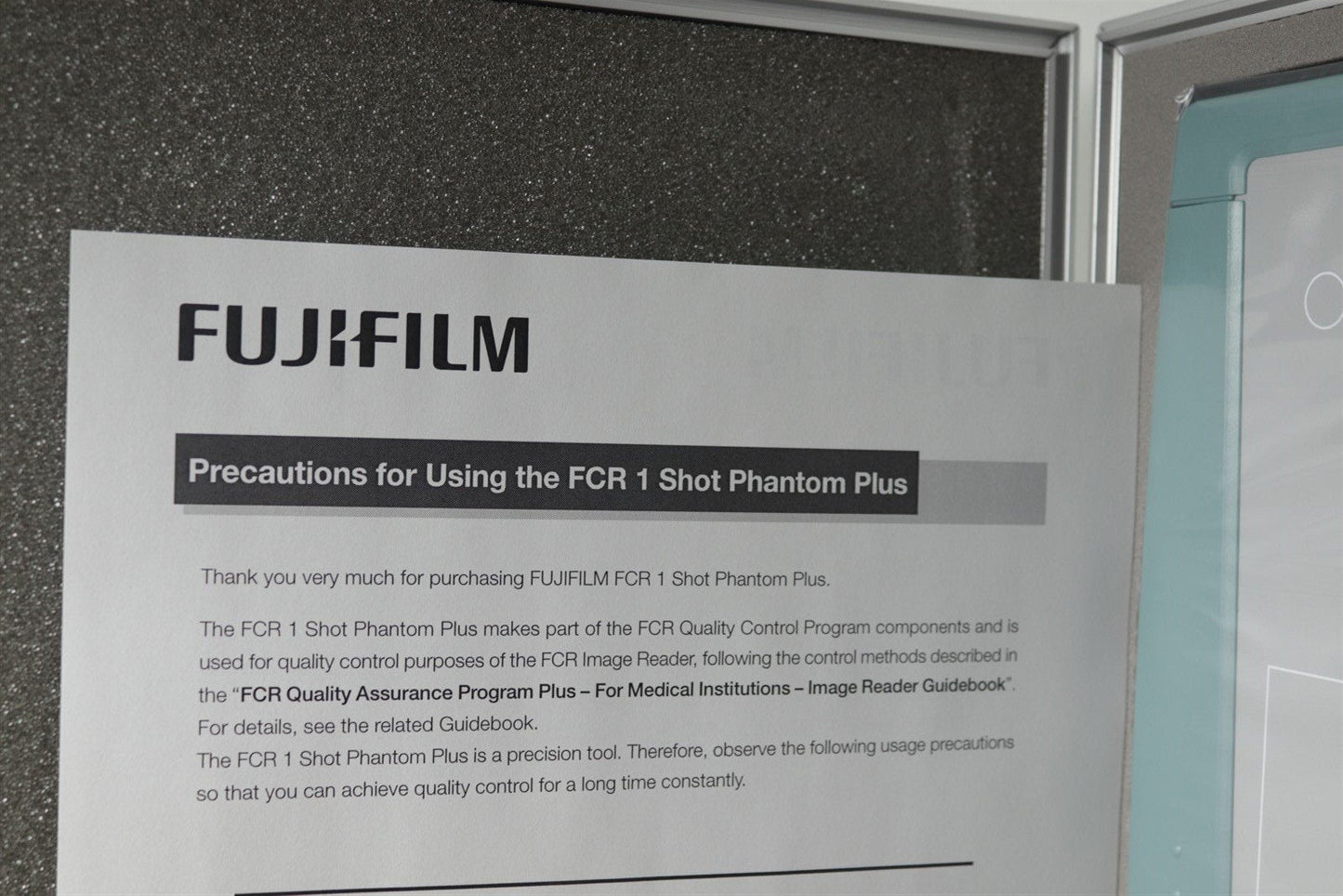 Fujifilm Fuji FCR 1 Shot Phantom Plus