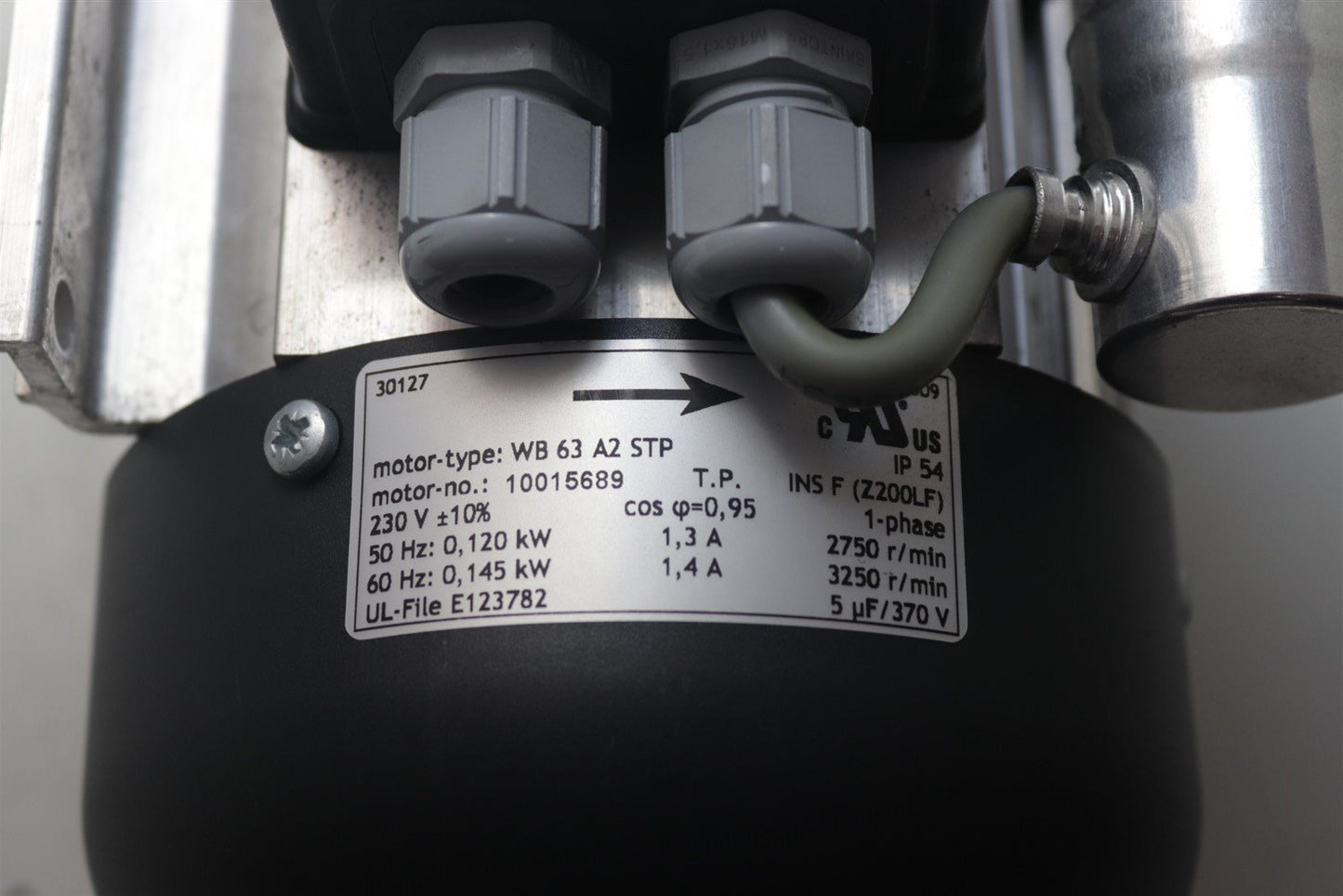 Thomas Picolino VTE 3 Vacuum Pump STP Motor WB 63 A2
