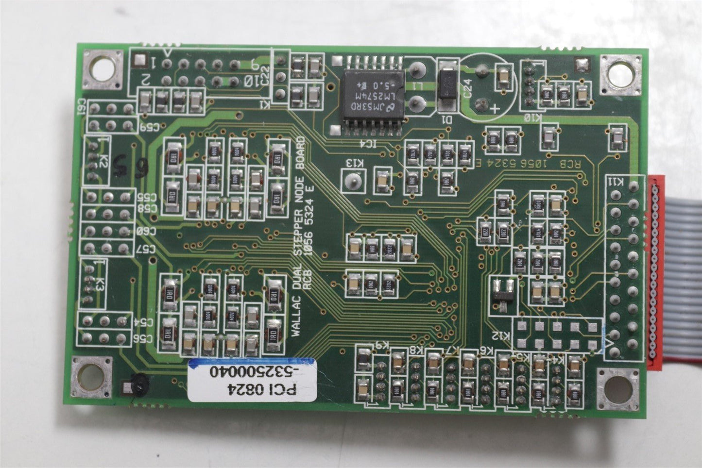 Wallac Quad Stepper Node Board RCB 10565324 E w/Barcode Interface TZA 61005341 A