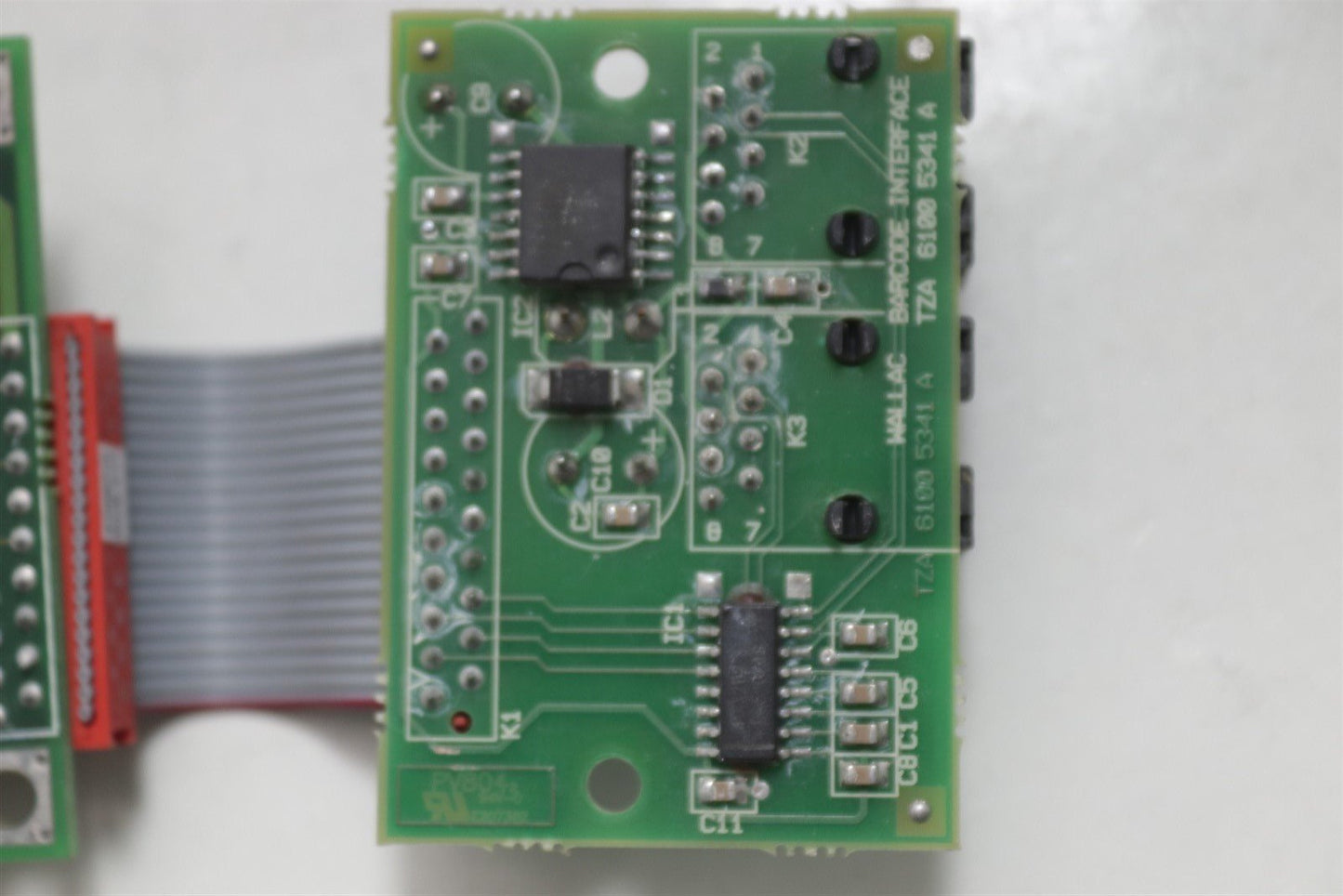 Wallac Quad Stepper Node Board RCB 10565324 E w/Barcode Interface TZA 61005341 A