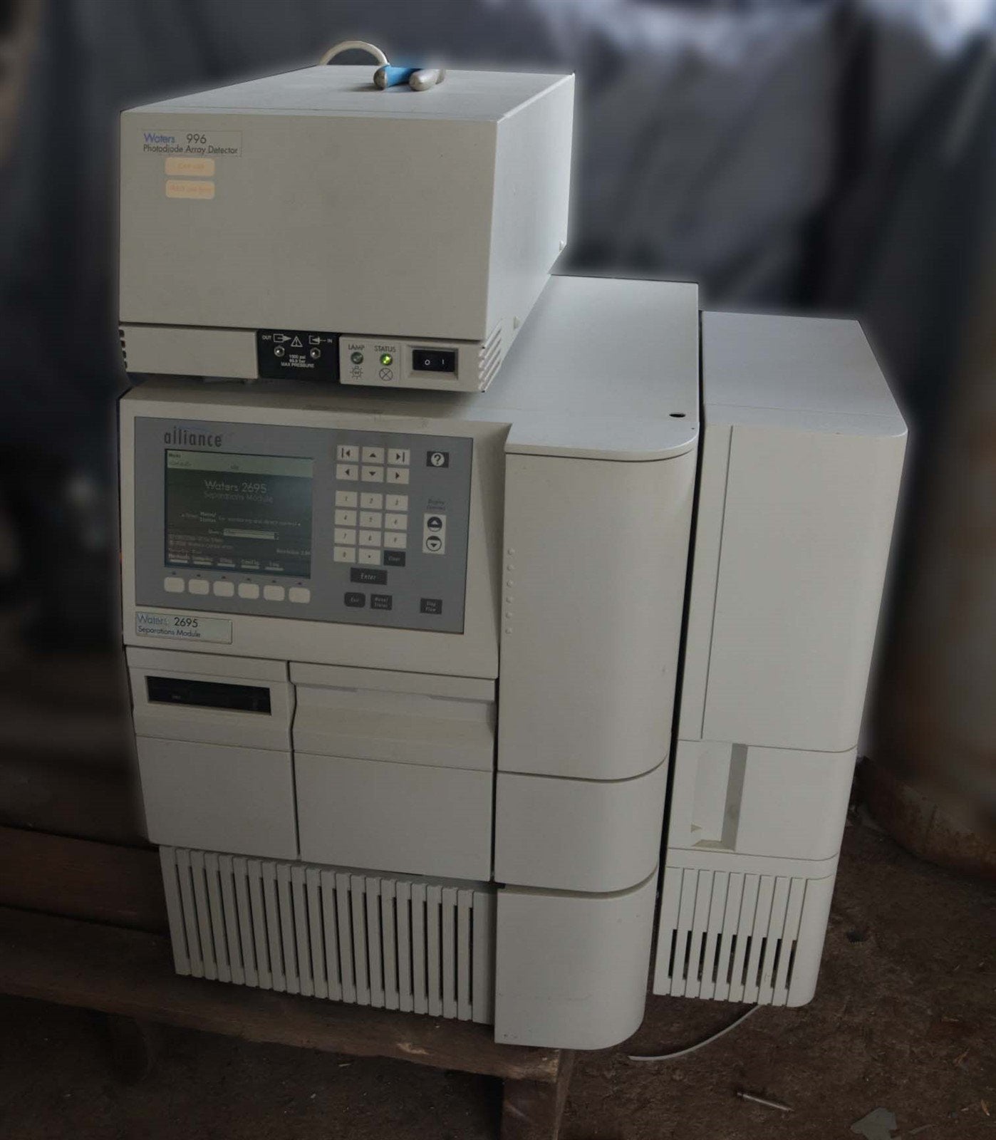 Waters Alliance HPLC 2695 Separation Unit W/996 Detector W/Column Heater TESTED