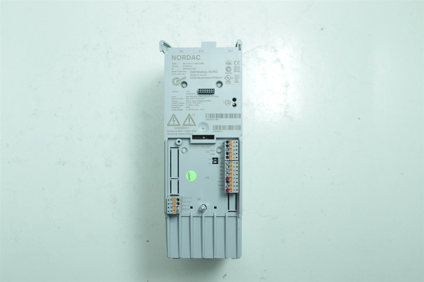 Nordac 511E Inverter Drive SK 511E-111-340-A-BDT