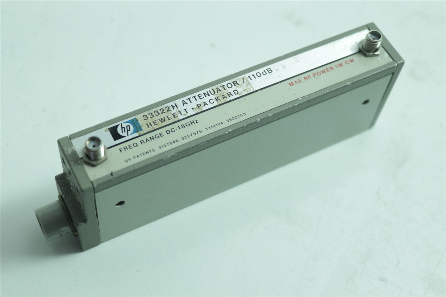 HP Agilent 33322H DC-18GHz 110dB Programmable Step Attenuator TESTED