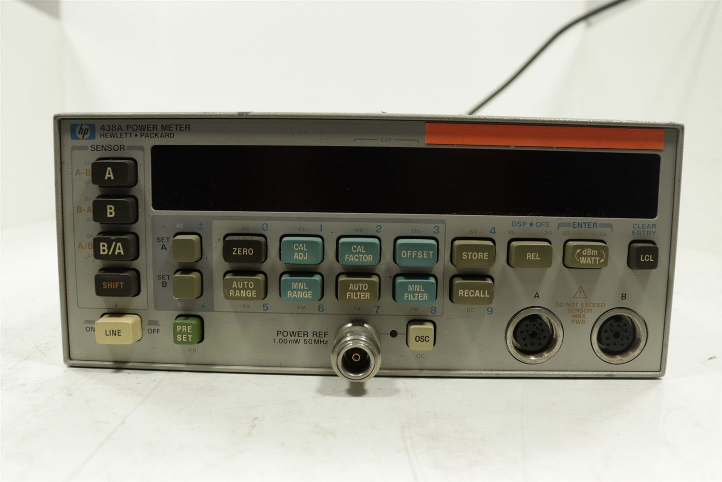 HP Agilent 438A Power Meter Dual Channel 100KHz-50GHz Tested Calibrated