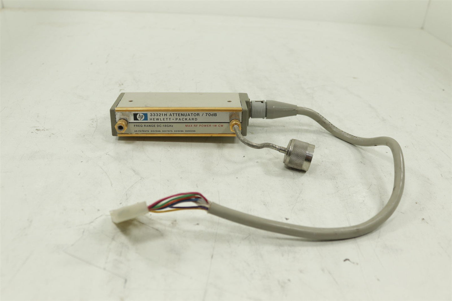 HP Agilent Programmable Step Attenuator 70dB DC-18GHz 33321H