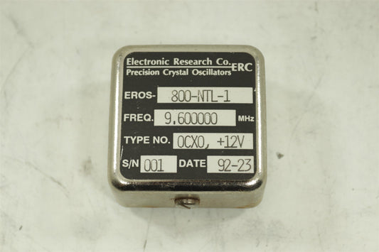 ERC Precision Crystal Oscillator 800-NTL-3 OCXO 9.600000 MHz +12V RF