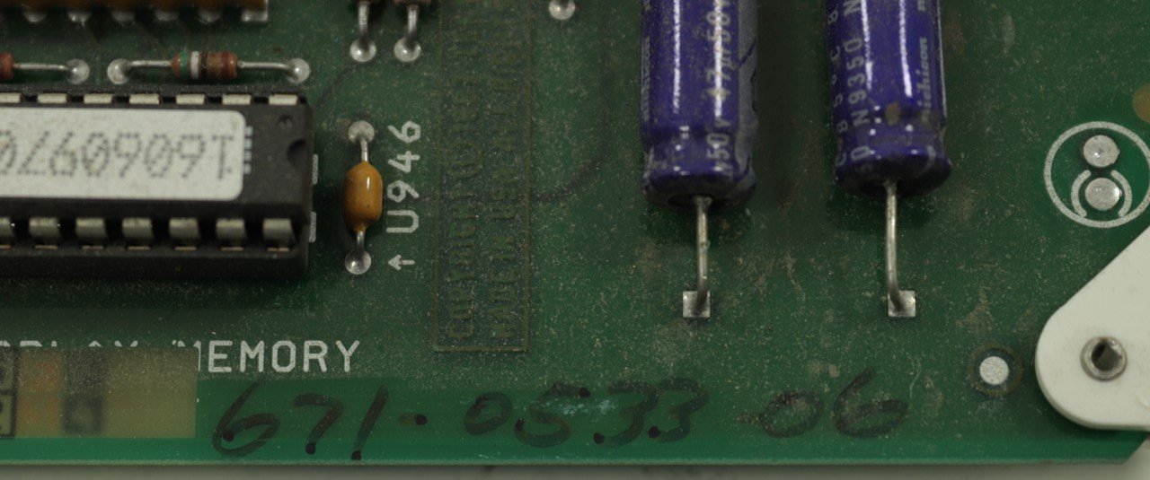 Tektronix Display Memory Board for VM700A Video Measurement Set 671-0533-06