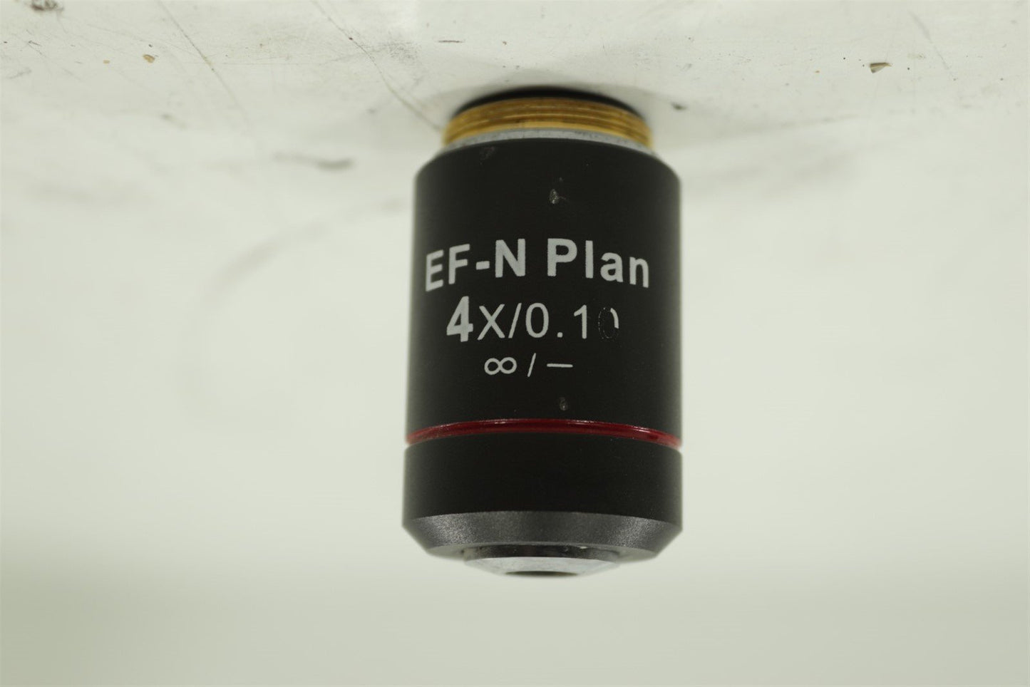 Motic EF-N Plan Microscope 10X 0.25 ∞/0.17 + 4X 0.10 ∞/- Objective lens
