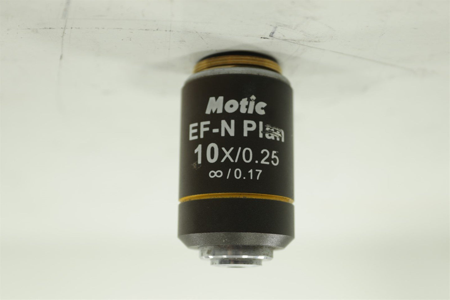 Motic EF-N Plan Microscope 10X 0.25 ∞/0.17 + 4X 0.10 ∞/- Objective lens