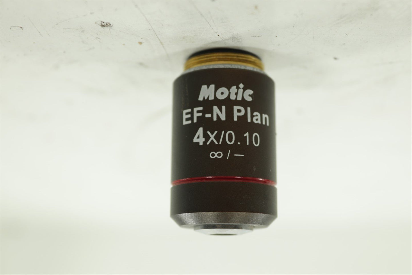 Motic EF-N Plan Microscope 10X 0.25 ∞/0.17 + 4X 0.10 ∞/- Objective lens