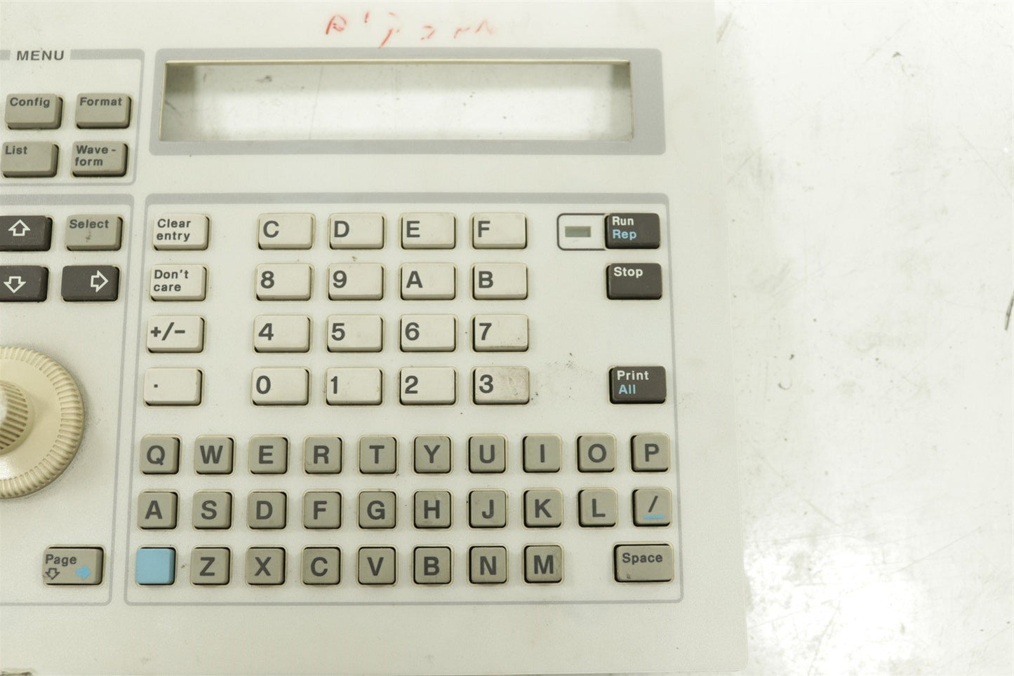 HP Agilent 1662C Front Control Panel