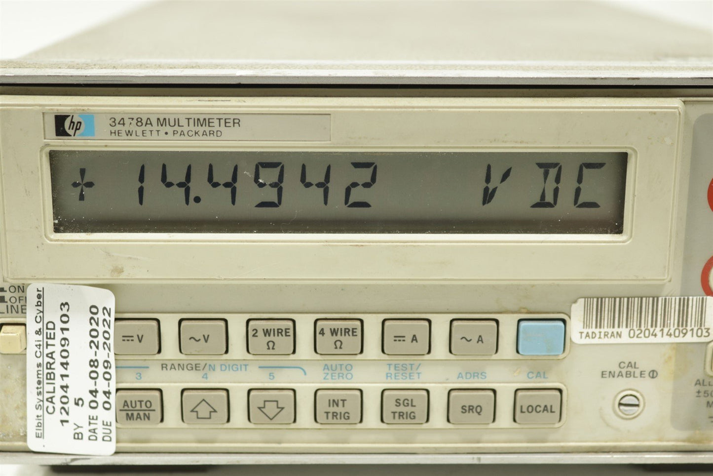 HP 3478A Multimeter 5.5 Digit TESTED