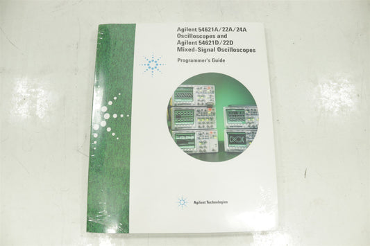 Agilent 54621A/22A/24A 54621D/22D Oscilloscopes Programmers Guide with CD