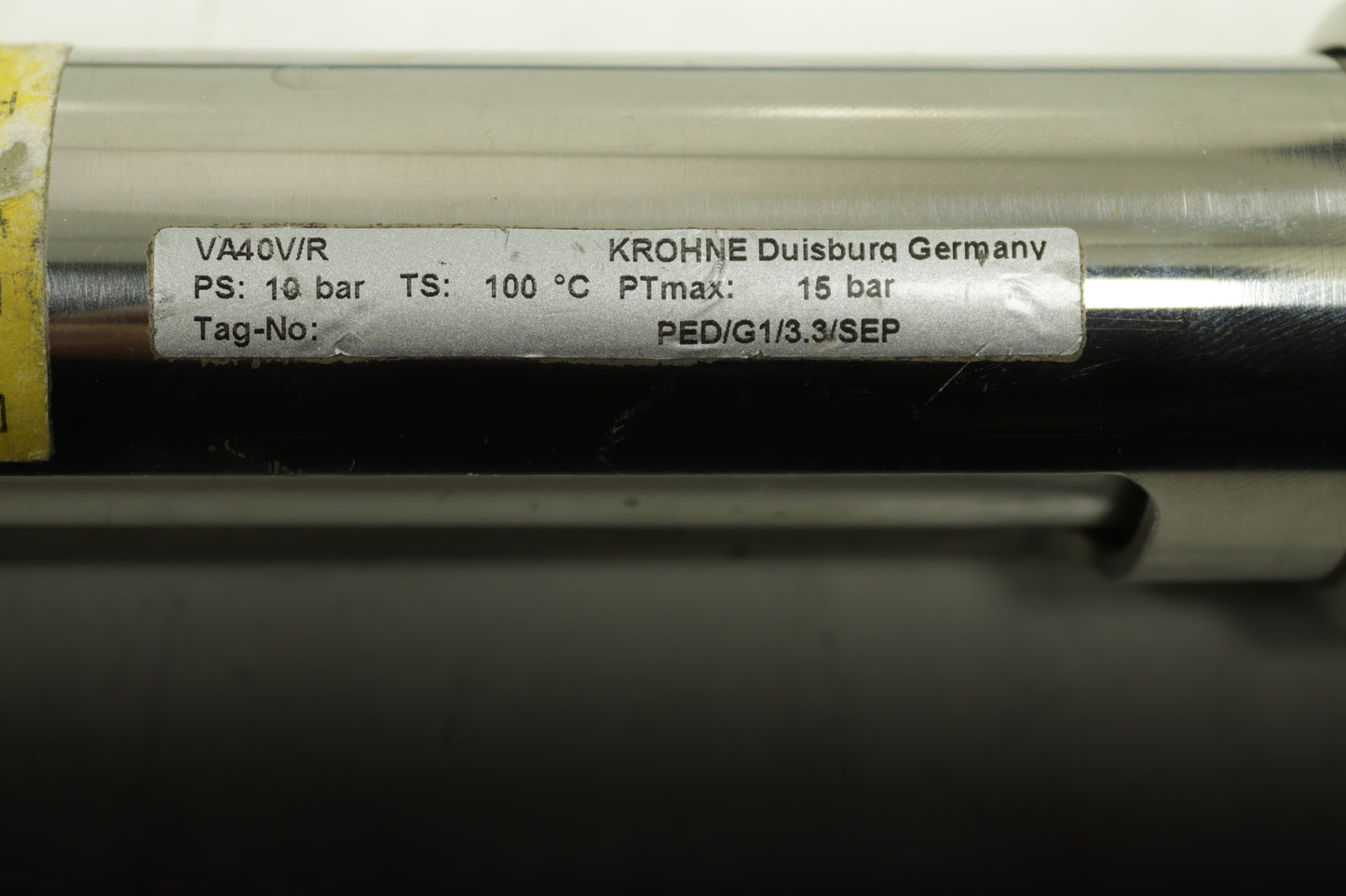 KROHNE FLOWMETER Calibration Laboratory PED G1 3.3 SEP