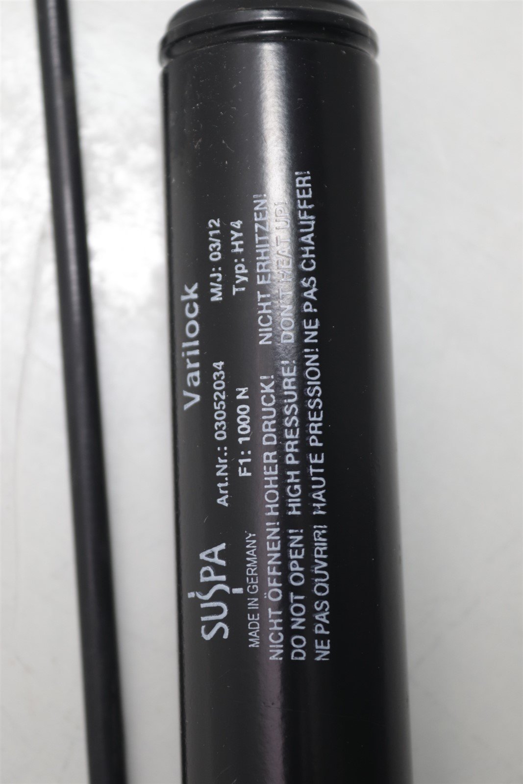 GE HealthCare Vivid S5/S6 Suspa Varilock HY4 1000N Piston Cylinder + Cable