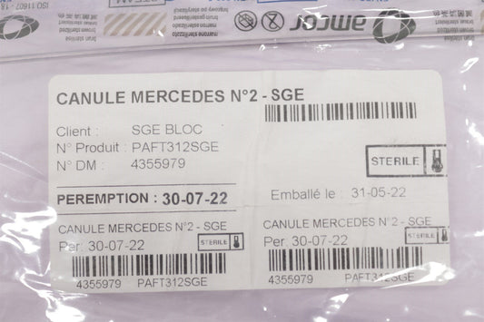 Alma Lasers Caunnula Mercedes N°2 SGE