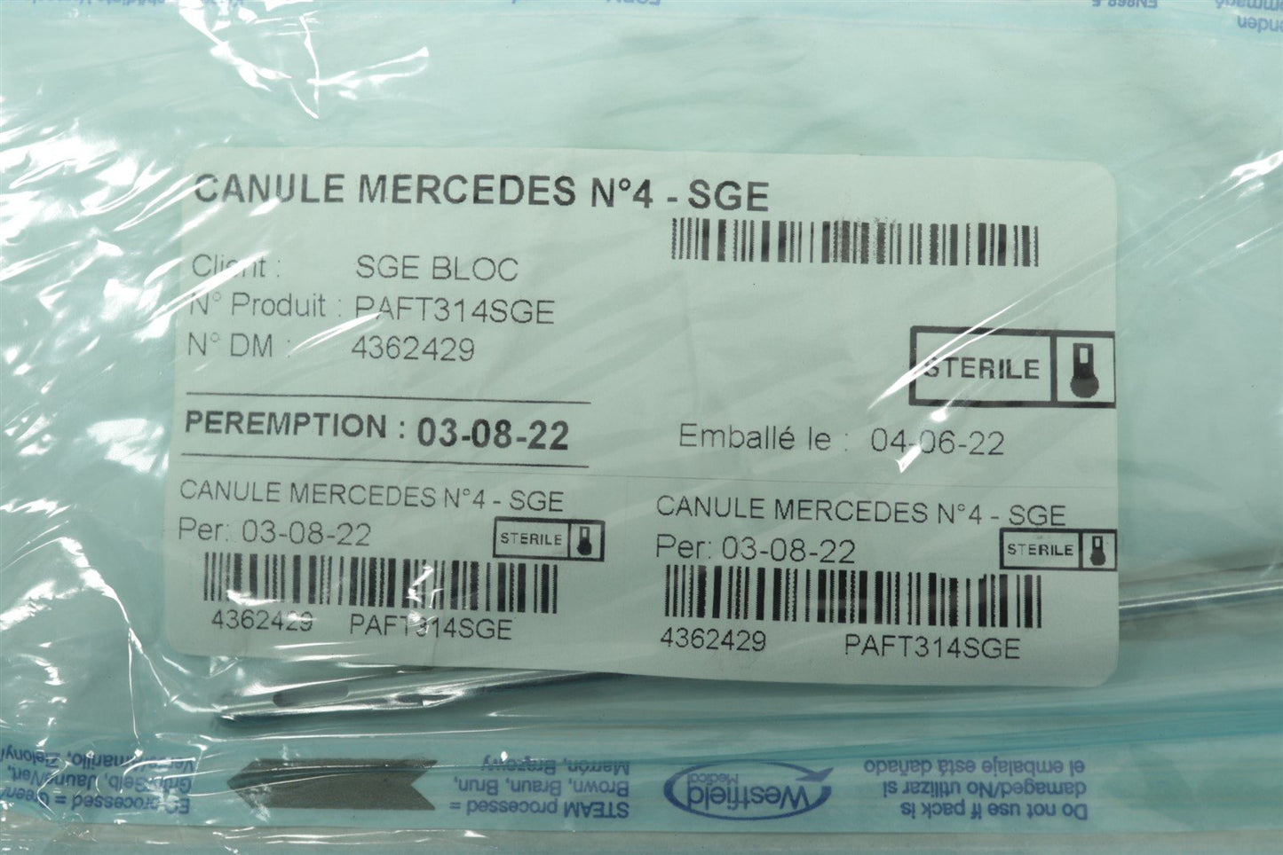 Alma Lasers Caunnula Mercedes N°4 SGE