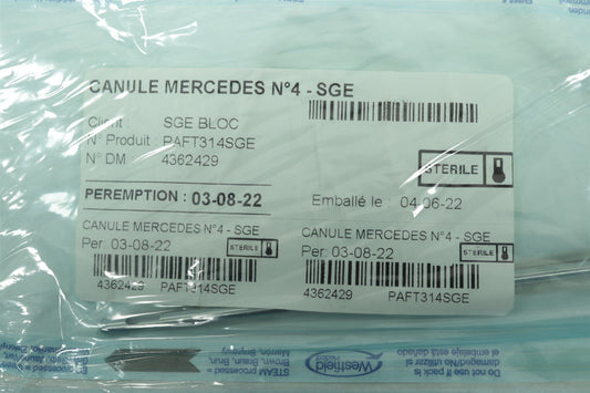 Alma Lasers Caunnula Mercedes N°4 SGE