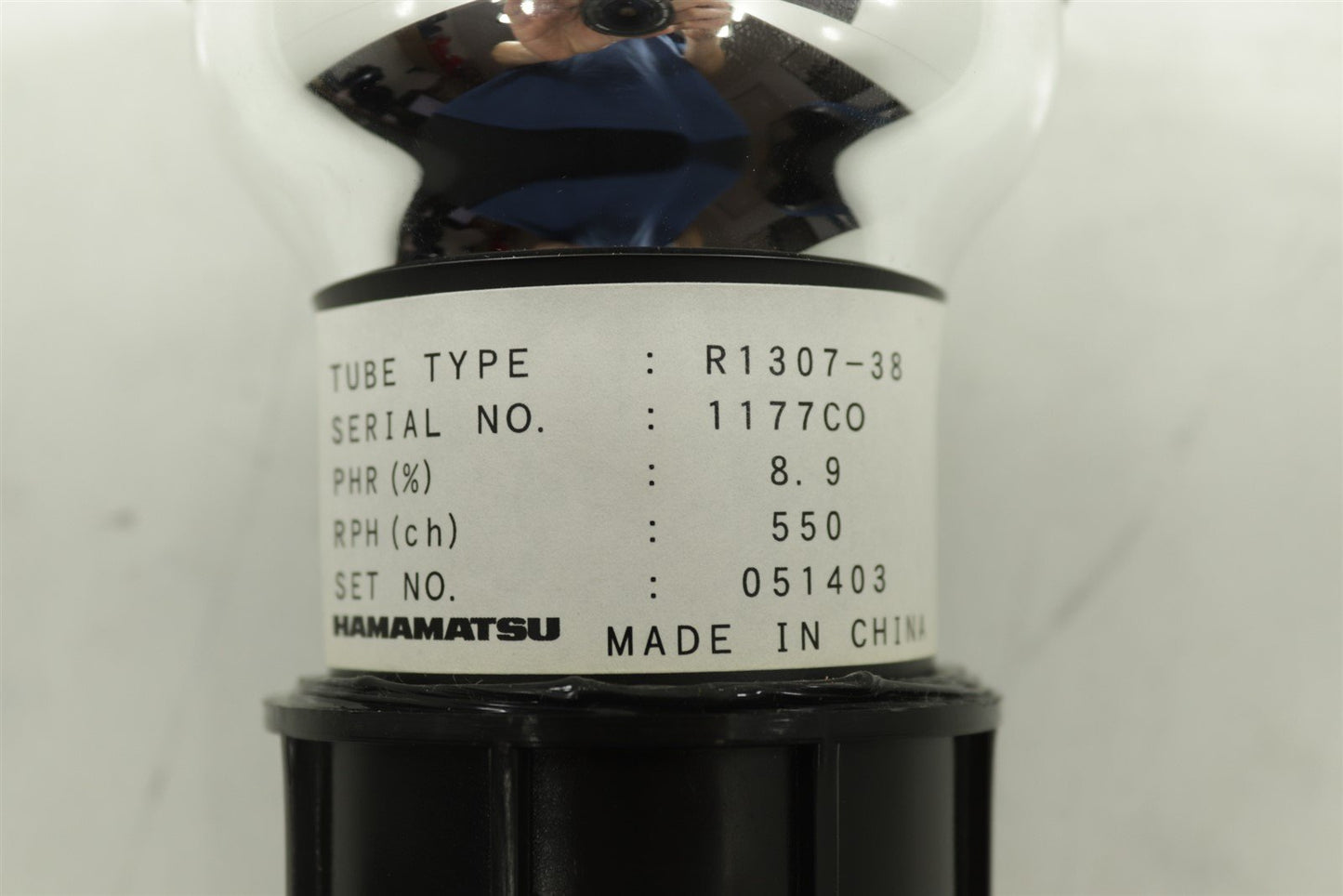 Hamamatsu R1307-38 D 3" 76mm GE PMT Detector Photomultiplier Tube Gamma Camera