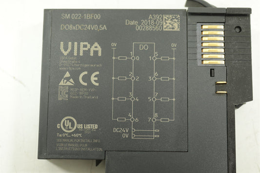 VIPA Digital Output Module 24VDC 0.5 Amp 8 Digital Outputs 022-1BF00