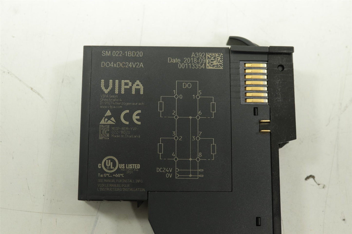 Vipa SM Power Supply 24VDC 2A DIN Rail Mount 022-1BD20