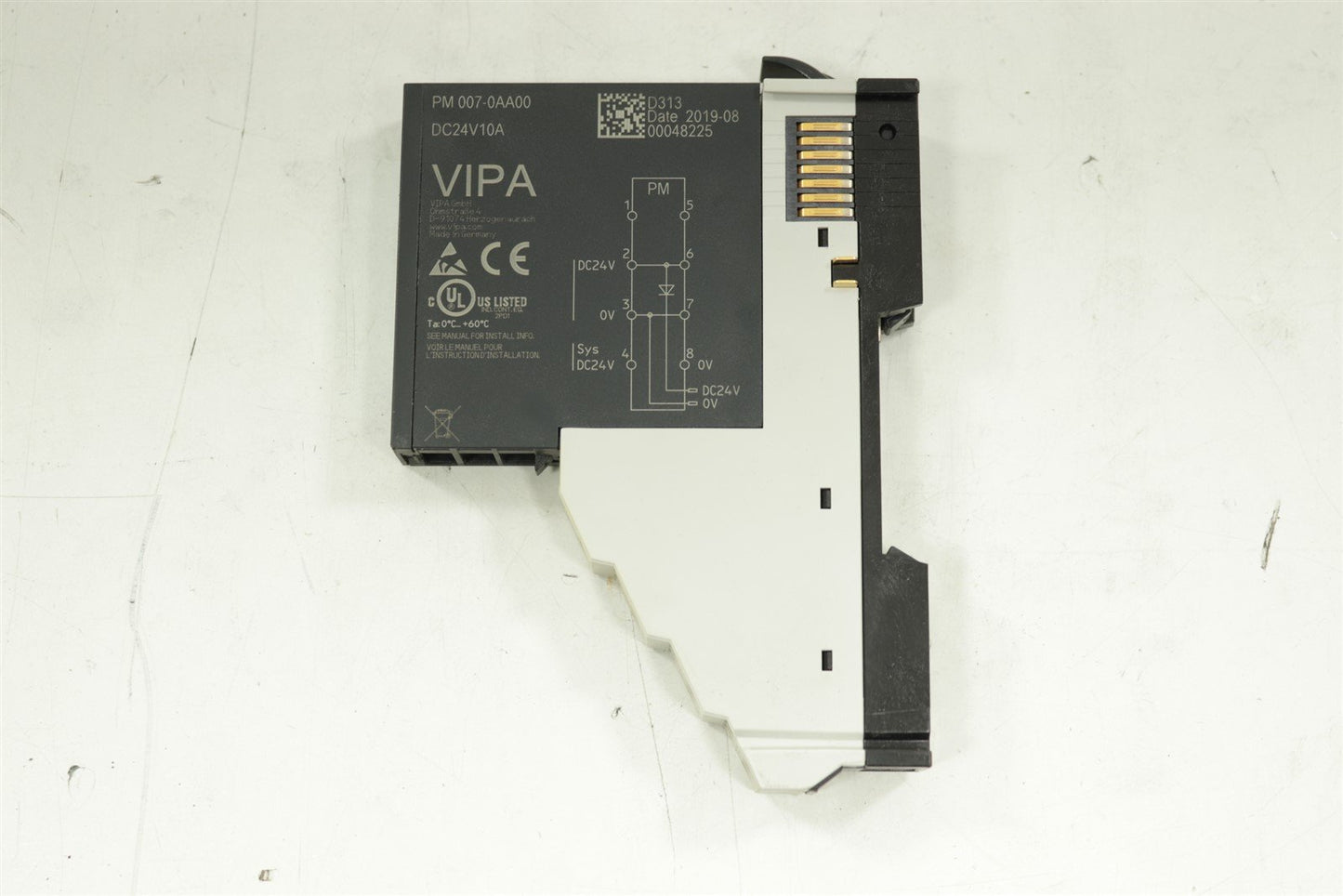 Vipa Power Module 24VDC 10A DIN Rail Mount 007-0AA00