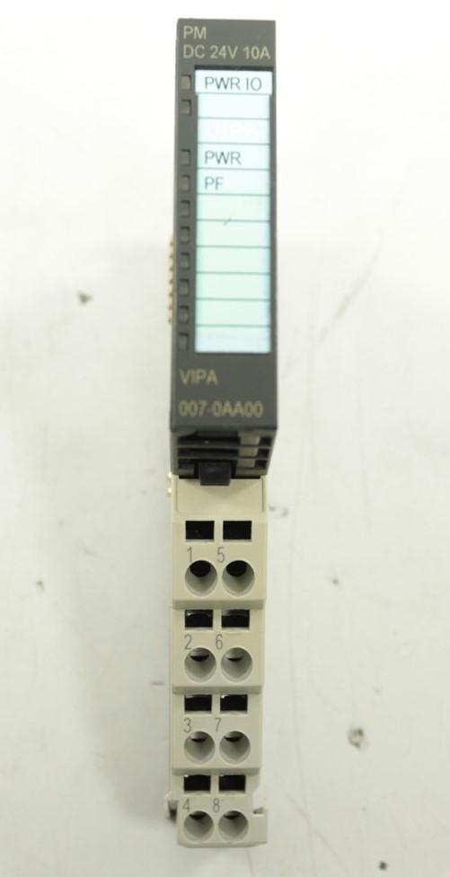 Vipa Power Module 24VDC 10A DIN Rail Mount 007-0AA00