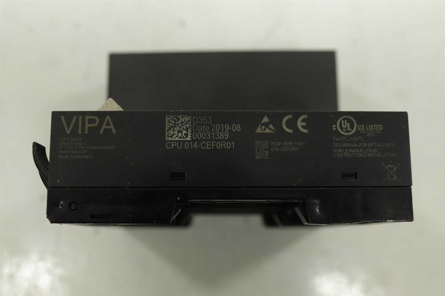 YASKAWA VIPA CPU 014 128KB ETHERNET PLCS 014-CEF0R01