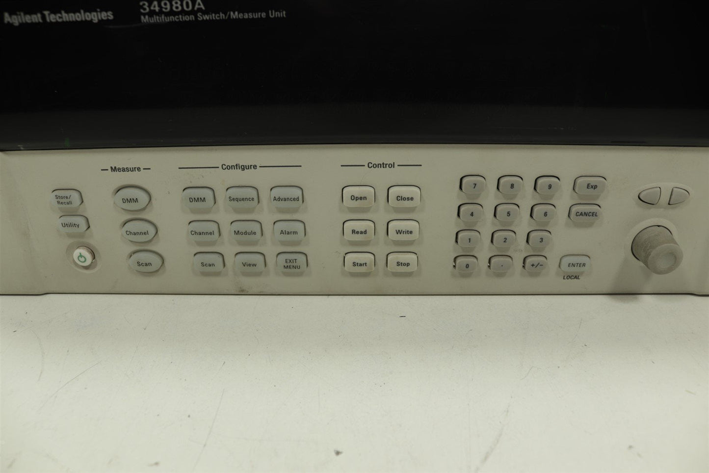HP Agilent 34980A Multification Switch/Measure Unit Front Panel PCB 34980-26502