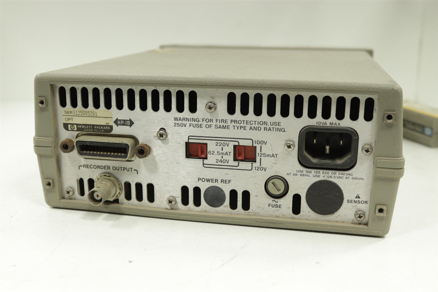 Full Set HP 437B Power Meter, 8481D Sensor, 2x NAT-15 Attenuators & 11730A Cable