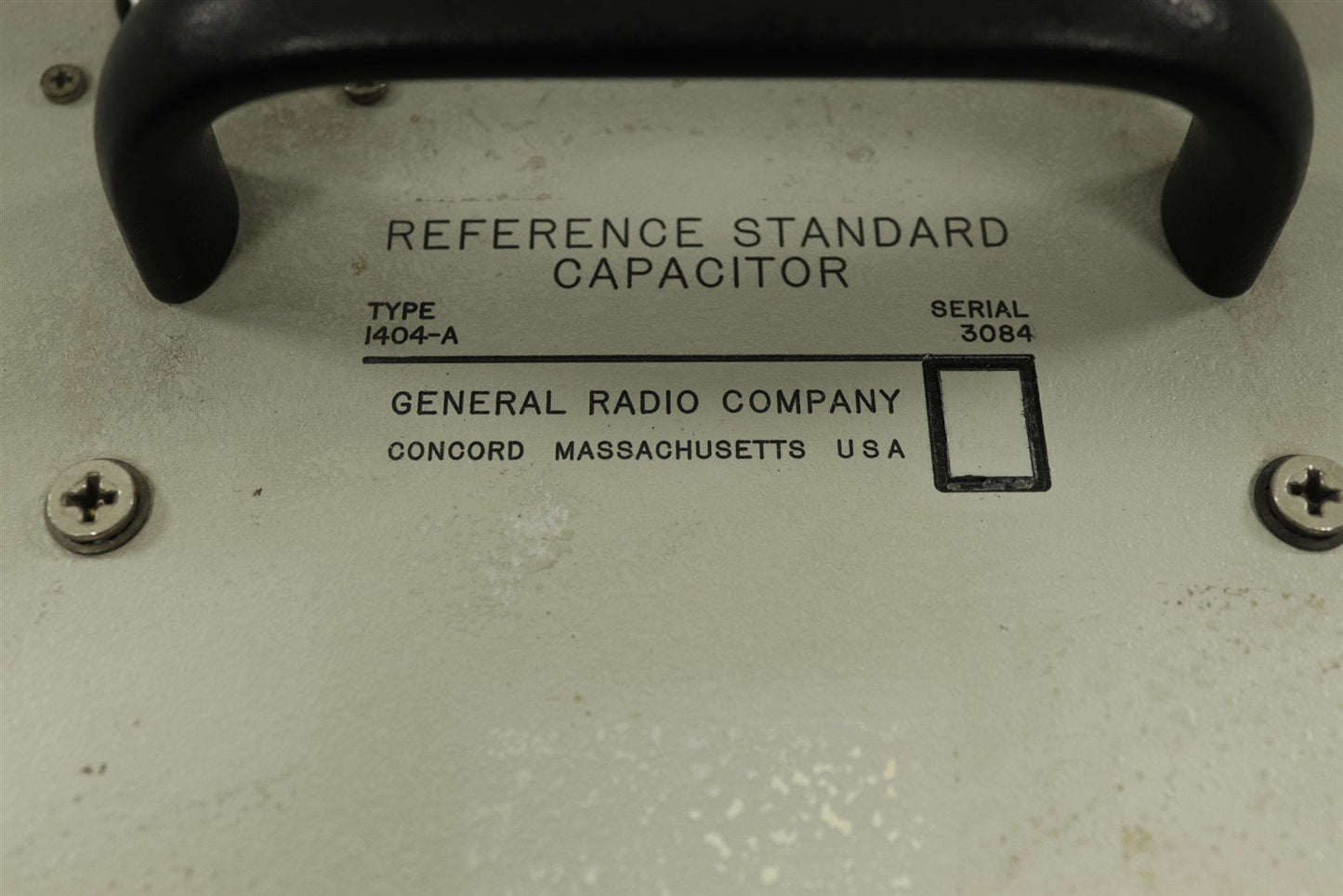GR Reference Standard Capacitor 1000 pF 1404-A 1000pF