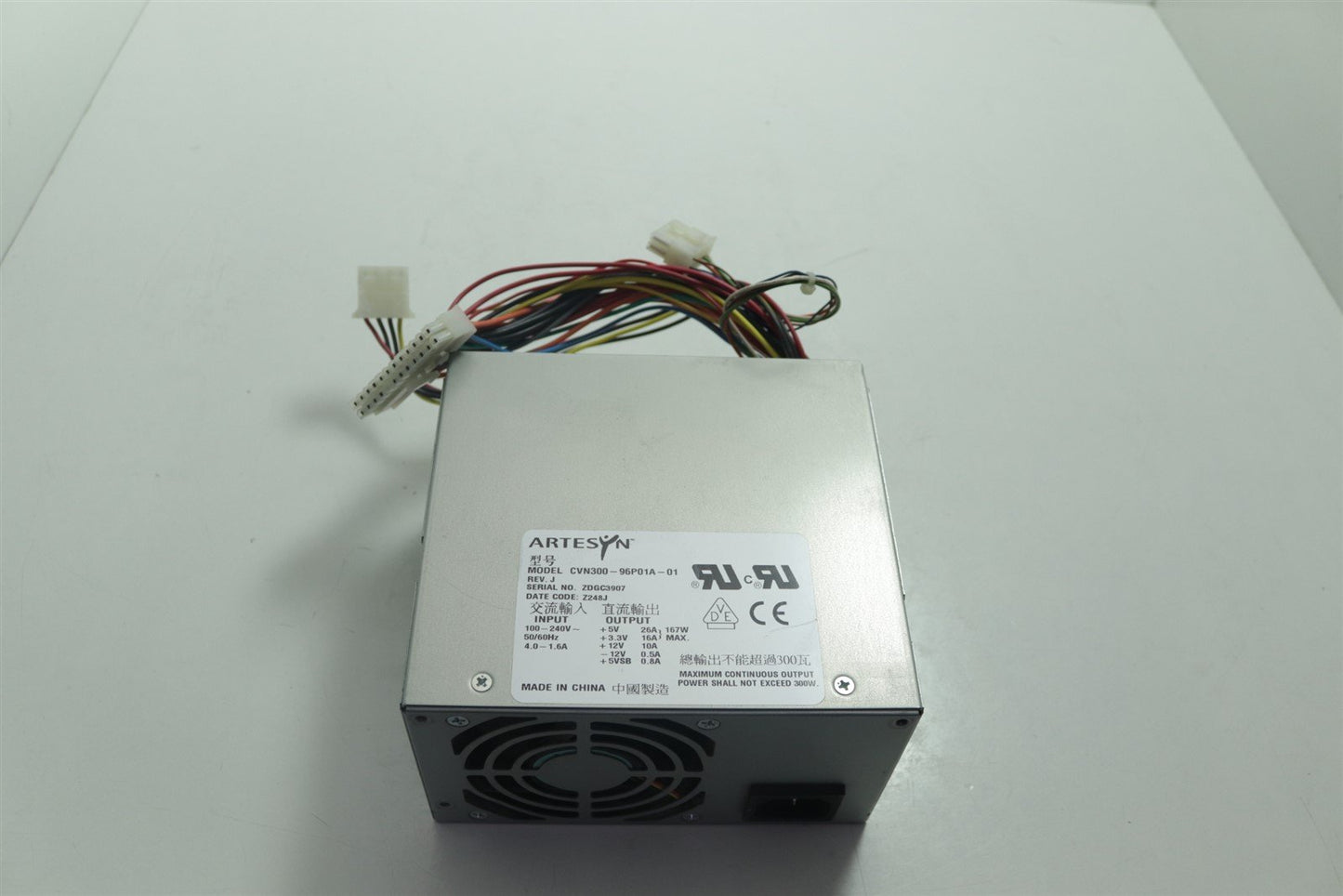Tektronix TDS5104B Artesyn Power Supply CVN300-96P01A-01 167W Max Output Tested