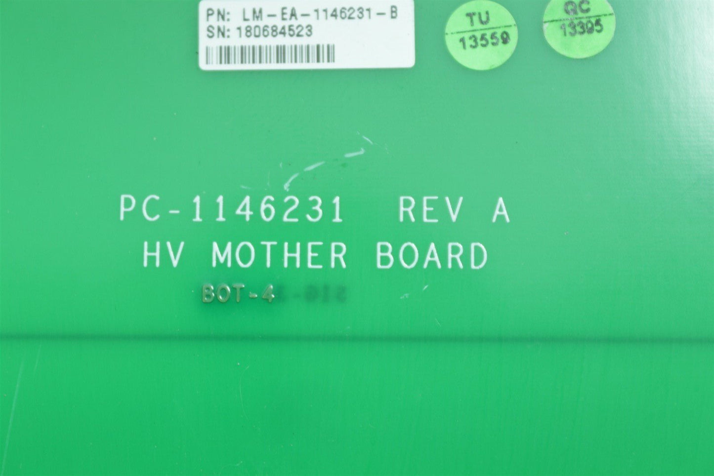 Lumenis HV Mother Board LM-EA-1146231-B PC-1146231 Rev. A