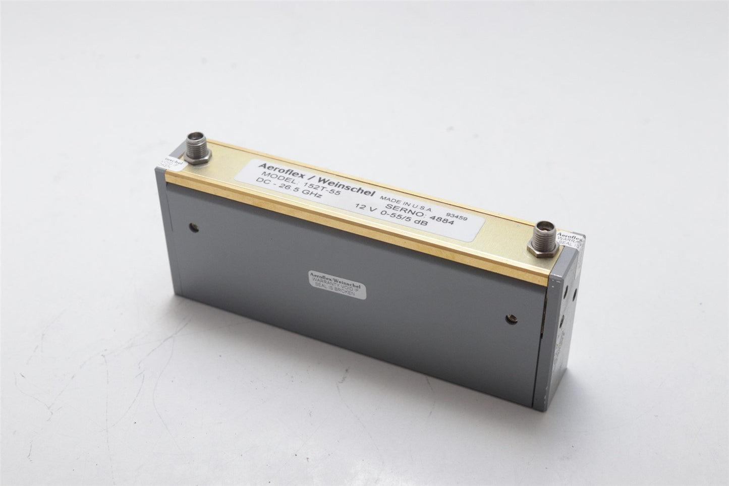 Aeroflex/Weinschel 152T-55 DC Step Attenuator 26.5GHz 0-55/5 dB Tested