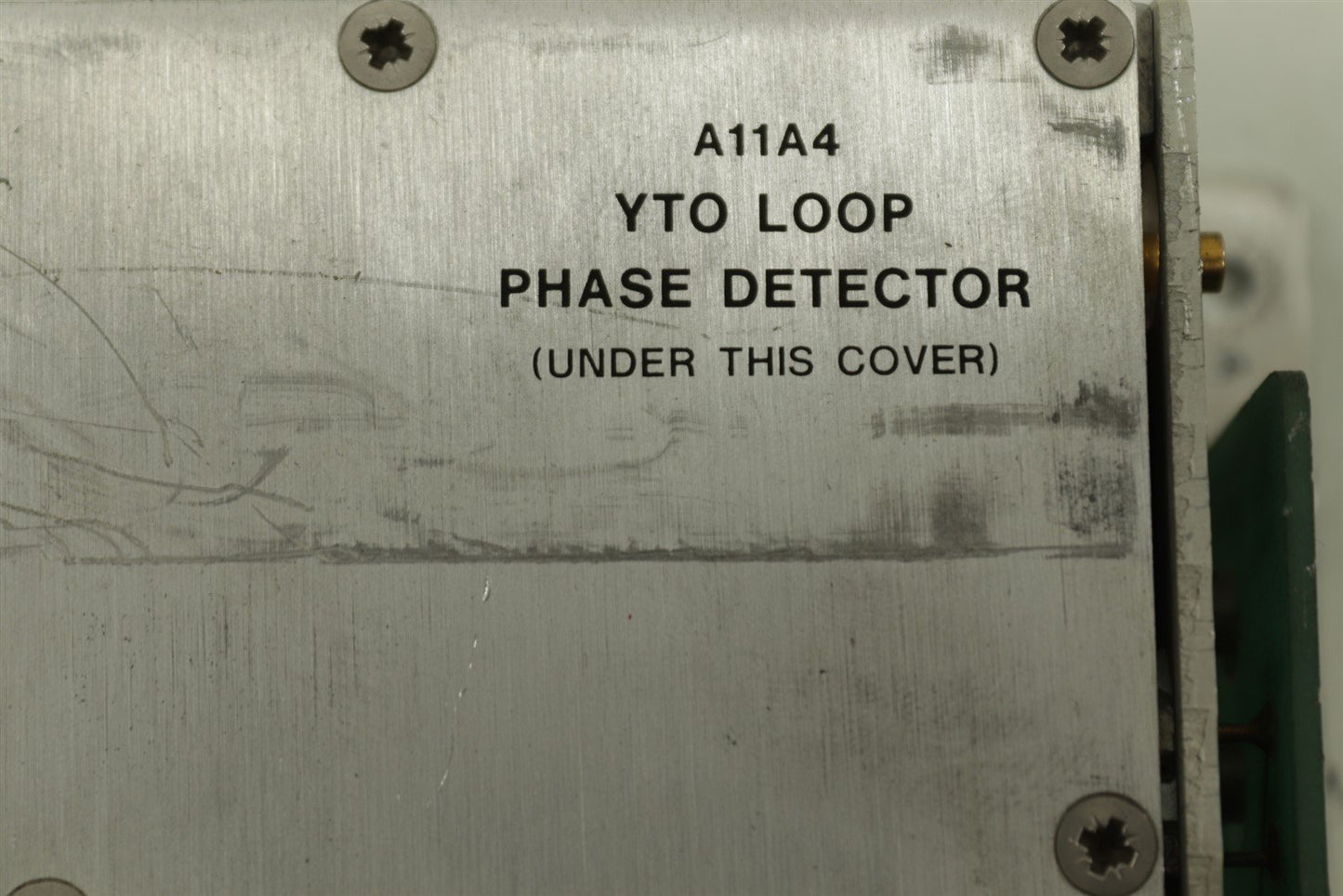 HP 8566B Spectrum Analyzer 100Hz-2.5GHz/2-22GHz YTO Loop Phase Detector A11A4