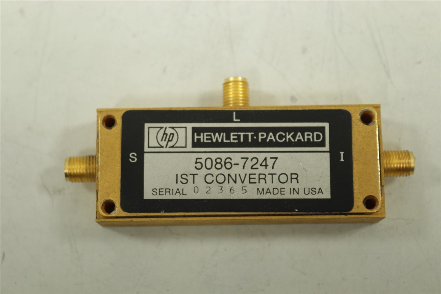 HP 5086-7247 1st Converter SMA (F-F-F)