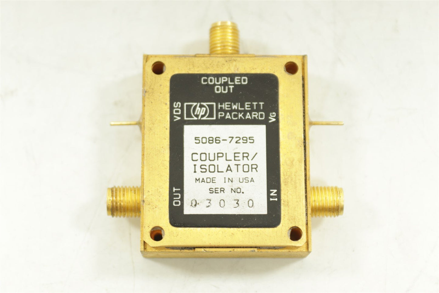 HP Coupler/Isolator SMA F-F-F 5086-7295