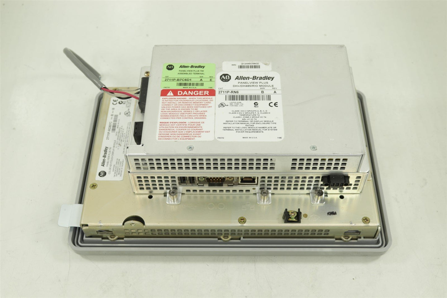 Allen-Bradley Panel View Plus 700 Front Panel +2711P-RN6, 2711P-RP6 Modules