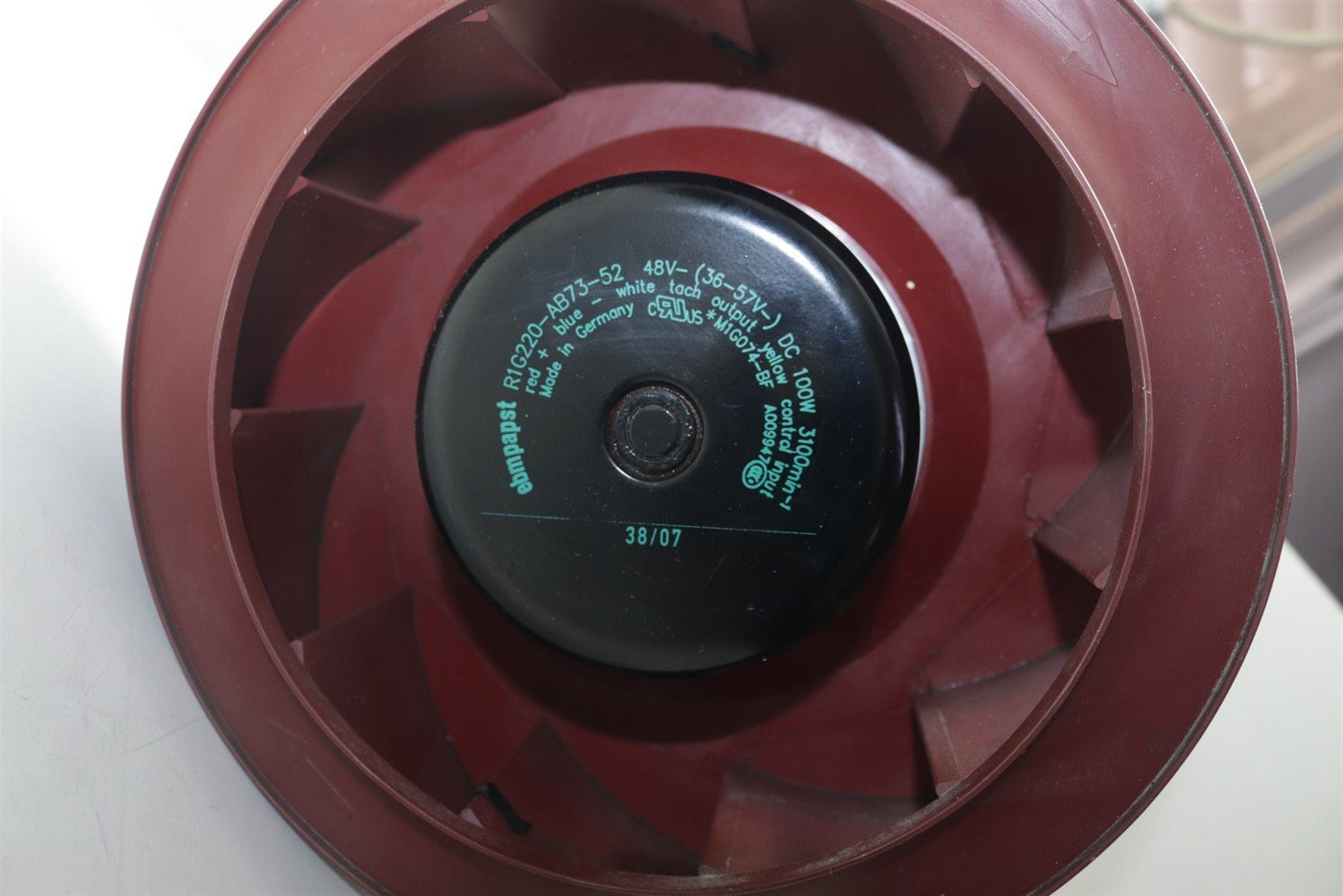 GE Healthcare Lightspeed VCT 64 Cooling Fan R1G220-AB73-52