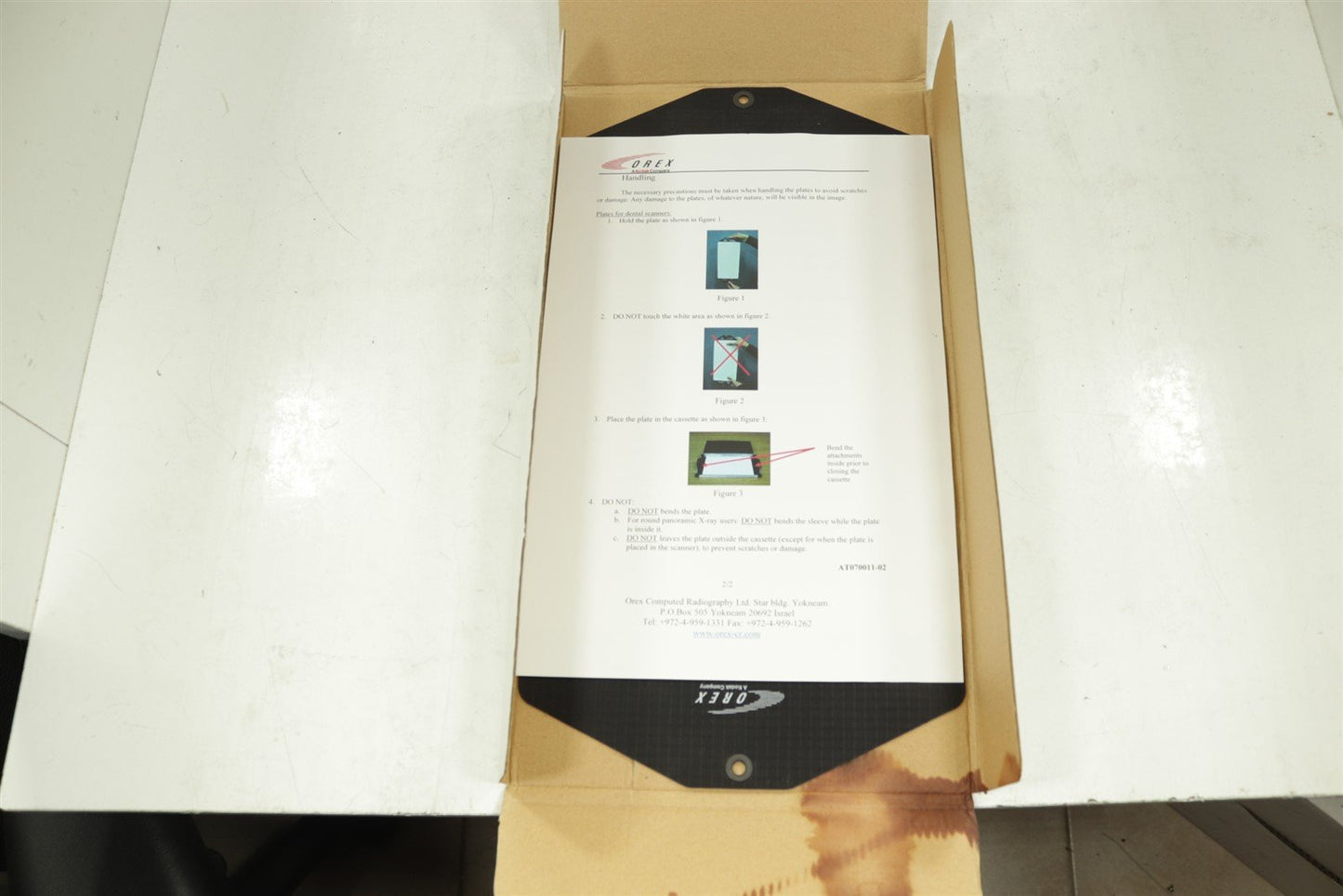 New Orex Kodak Carestream CR 7400 Phosphor Plate Screen 8x10 Inch 20x25 cm