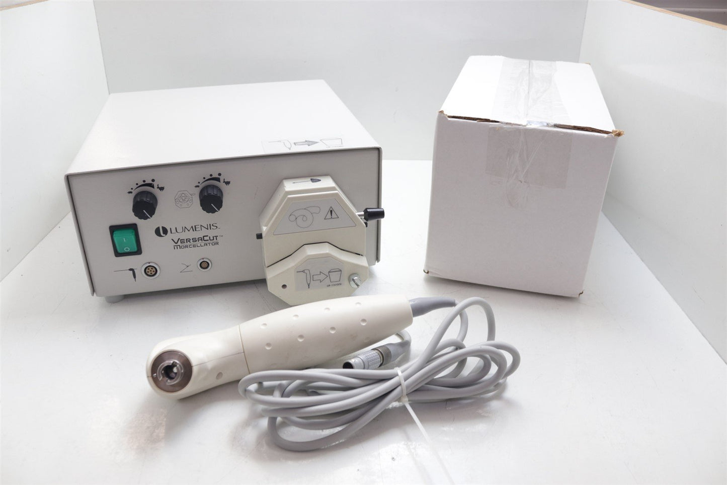Lumenis VersaCut Tissue Morcellator Refurb System, Refurb Handpiece, New Pedal