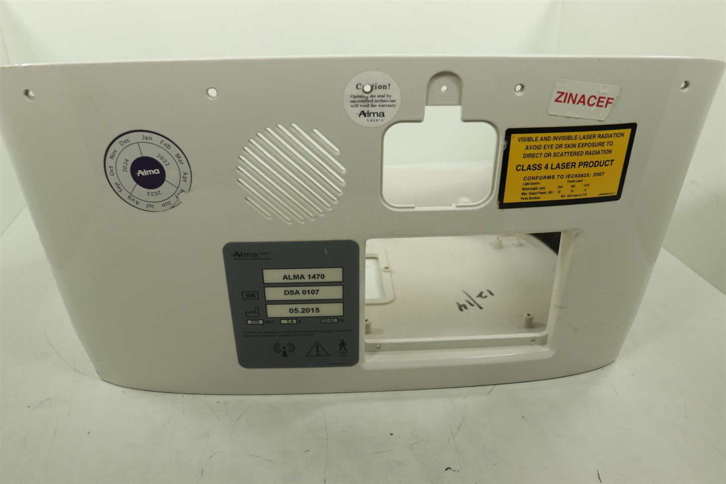 Alma Lasers 1470 beautifill Plastic Cover
