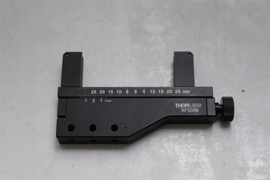 ThorLabs XF50/M One-Axis 50mm Translation Mount for 12.7mm - 76.2mm Rect Optics