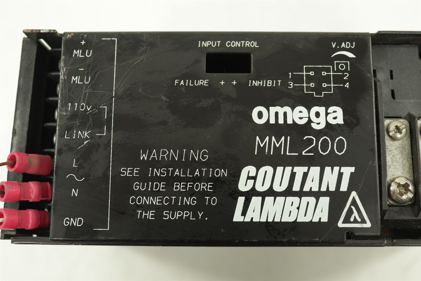 Lambda Omega MML 200 Power Supply Input:5V 25A , 12V 6A Output: 200W