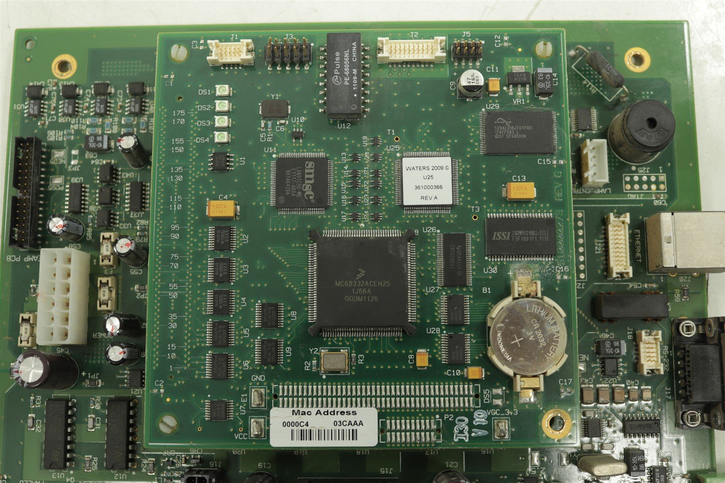 Waters ACQUITY UPLC TUV Detector Board Assy 210000414