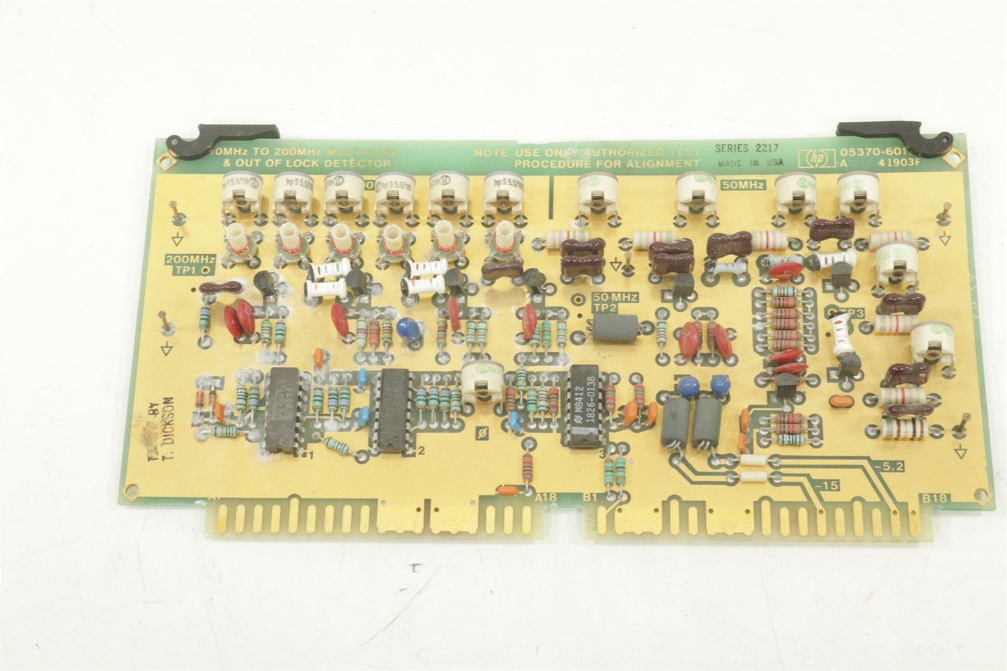 HP Agilent 5470B Multiplier 05370-60124 Circuit Card