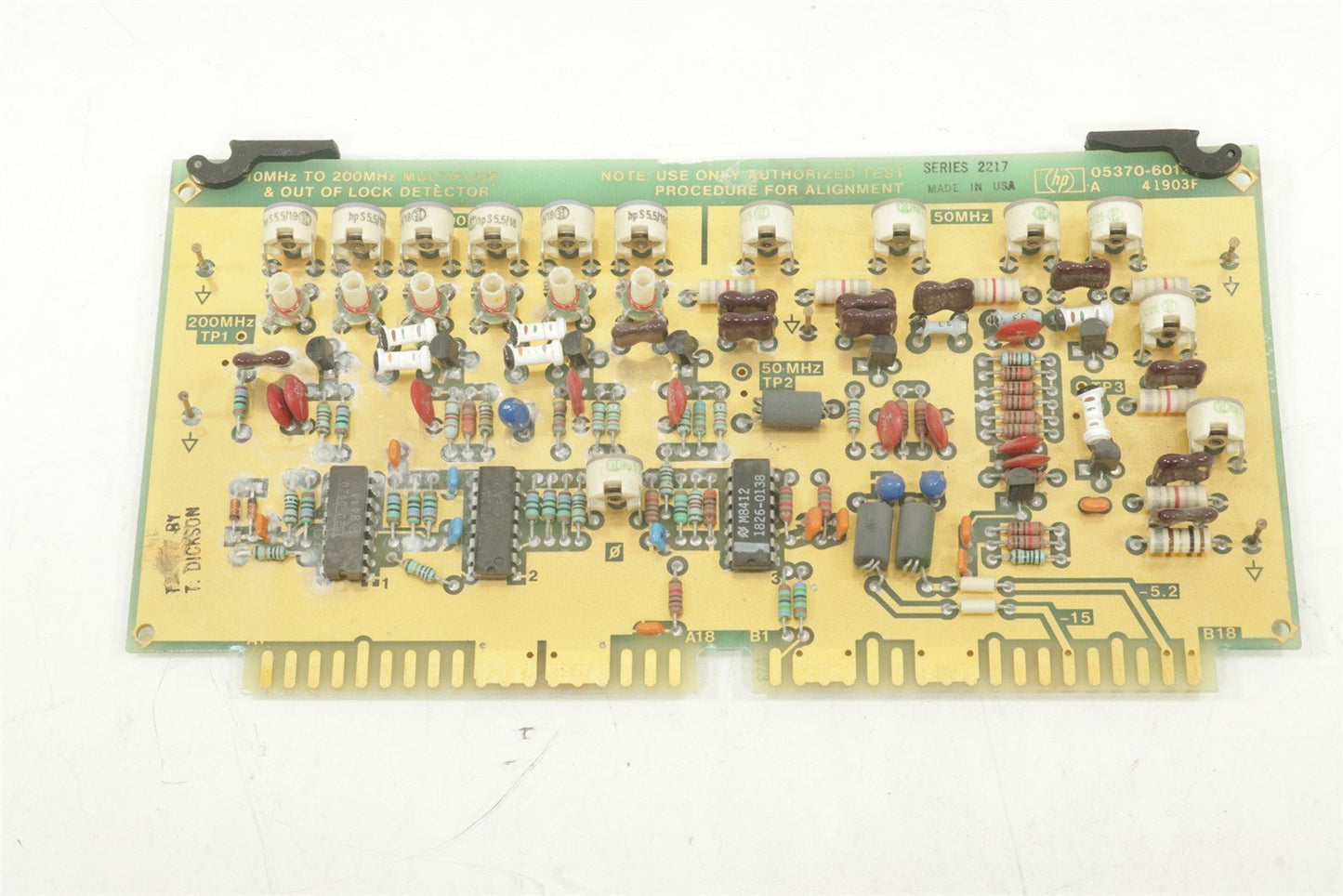 HP Agilent 5470B Multiplier 05370-60124 Circuit Card