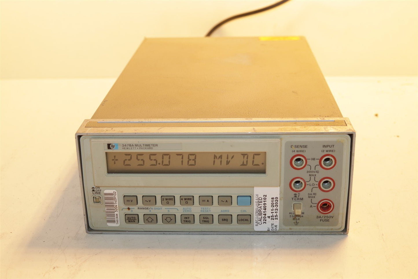 HP 3478A Precision Multimeter 5.5 Digit Tested